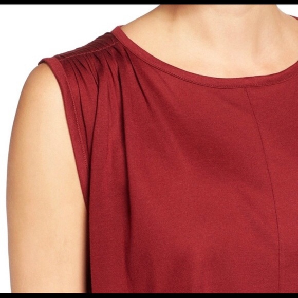 Madewell Overture Swing Tank Maroon SZ XS - Picture 2 of 5